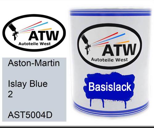 Aston-Martin, Islay Blue 2, AST5004D: 1L Lackdose, von ATW Autoteile West.